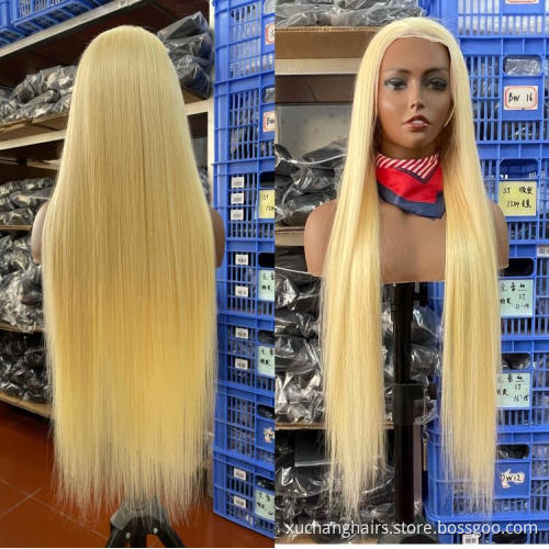 Natural color virgin cuticle aligned hair 360 lace frontal wigs vendor full lace human hair wig with baby hair